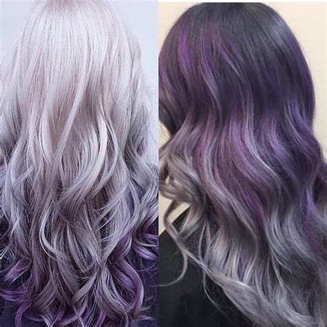 purple ombre hair color ideas popular haircuts