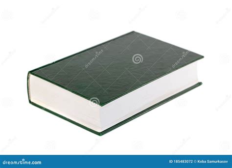 single book isolated  white background education stock photo image