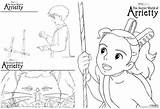 Arrietty Secret Coloring Pages sketch template