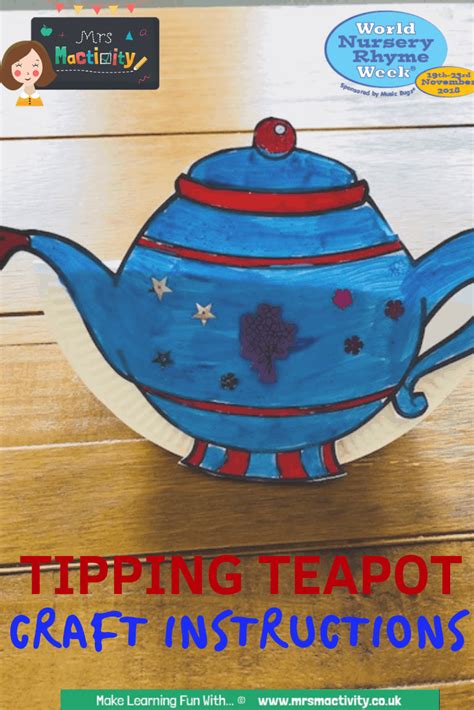 teapot craft idea nursery rhymes
