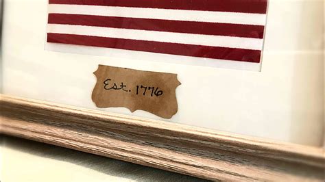 framed american flag diy patriotic decor dollar tree