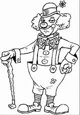 Clown Wecoloringpage Coloring sketch template