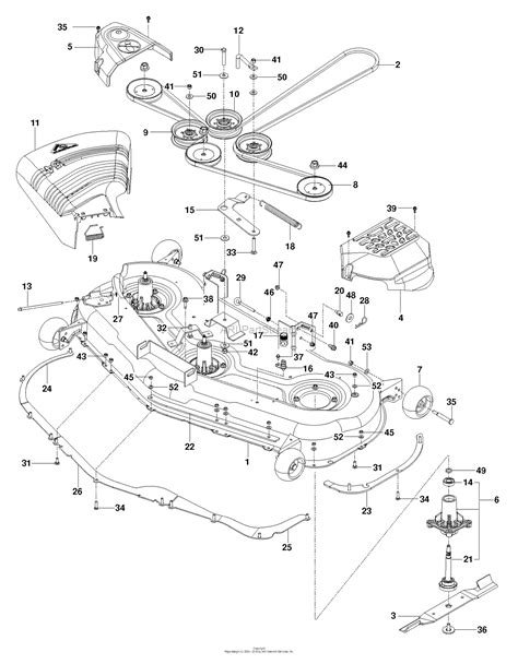 Husqvarna Z 254 967324101 2015 01 Parts Diagram For Mower Deck