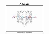 Albania Coloring sketch template
