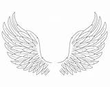 Wings Angel Drawing Easy Wing Simple Coloring Pages Pencil Drawings Realistic Angels Draw Heart Tutorial Drawn Sketch Sketches Deviantart Template sketch template