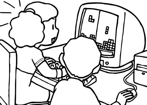 computer coloring pages  coloring pages  kids