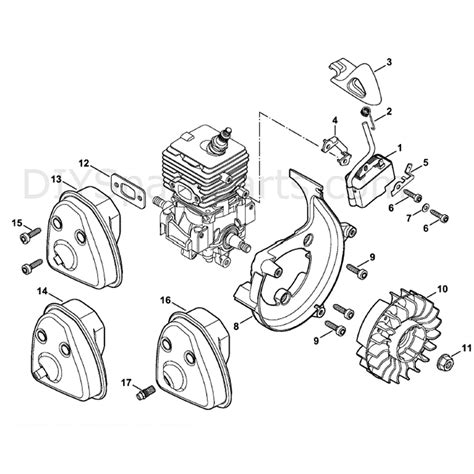 stihl bg   blower bgc parts diagram ignition system