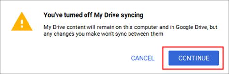 stop google drive  syncing files  computer