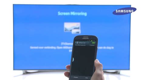 smart tv  smartphone display op tv tonen youtube