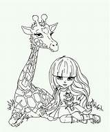 Dragonne Giraffe Jadedragonne Cutie Coloriages Thérapie sketch template