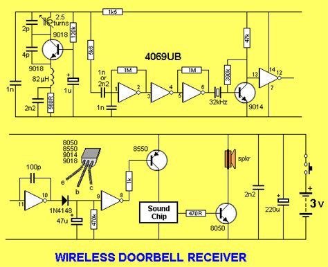 elsie circuit wireless door bell circuit diagram