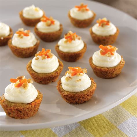 mini carrot cake cups recipe desserts savoury cake mini desserts