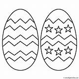 Easter Egg Pages Printable Coloring Eggs Kids Two Colour Print Template Color Patterns Colouring Detailed Sheet Bigactivities Cartoon Faberge Clipart sketch template