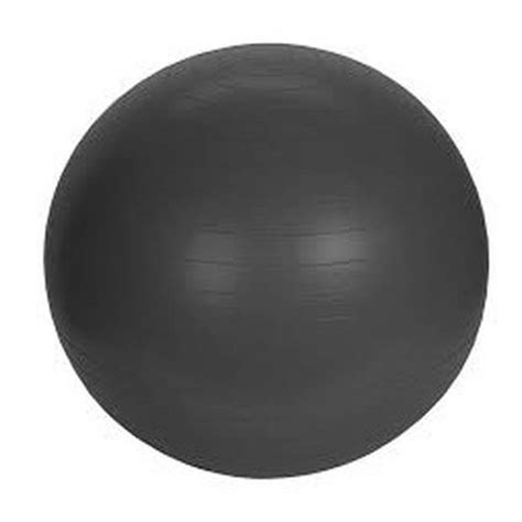 grote zwarte yogabal met pomp sportbal fitnessartikelen  cm fitnessballen blokker