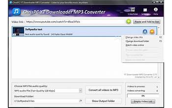 ChrisPC YT Downloader MP3 Converter screenshot #5