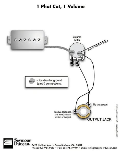 guitar  pickup wiring diagram