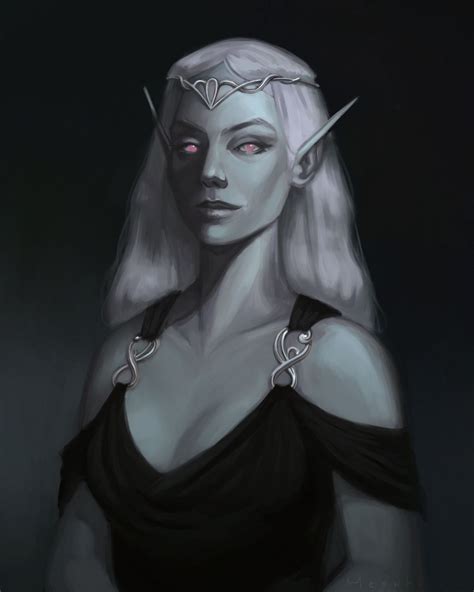 Dark Elf Lady Elves Fantasy Elf Female Drow Female