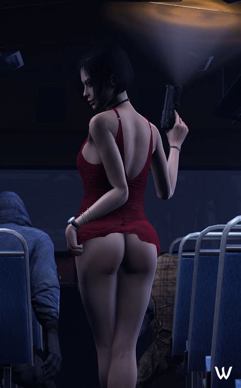 Rule 34 3d Action Pose Ada Wong Asian Asian Female Ass Athletic Back
