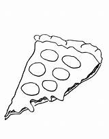 Pizza Coloring Pages Printable sketch template