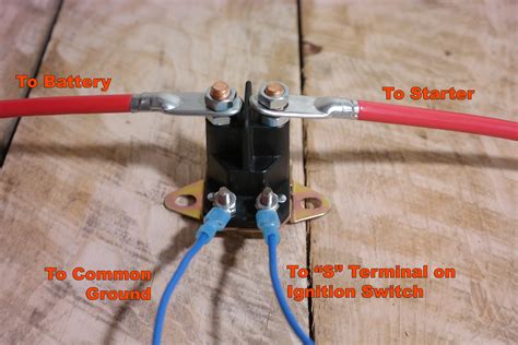 pole starter solenoid wiring diagram  wiring diagram sample
