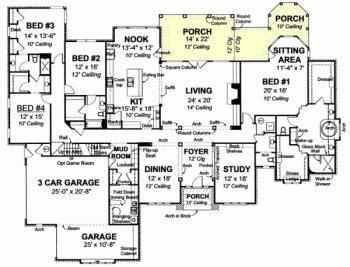 pin  robby conley  house plans  sq ft house plans dream house plans house flooring