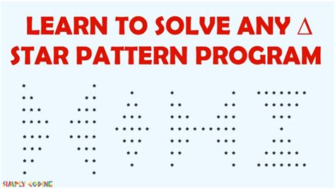 star pattern programs  java