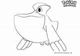 Pelipper Pokemon Coloring Pages Printable Kids sketch template