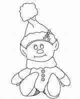 Coloring Elf Pages Christmas Creepy Cute Little Elves Crafts Color Getcolorings Printable sketch template