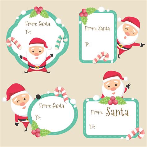 gift tags  secret santa printable printable form templates