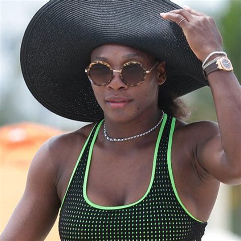 Bikini Clad Serena Williams Hits Up Miami Beach With Eva Longoria