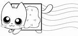 Nyan Pusheen Kitty Katze Entdecke sketch template