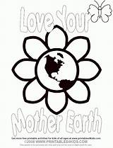 Earth Mother Coloring Printables Pages Word Puzzles Search Kids Printables4kids Printable Azcoloring sketch template