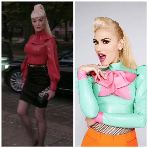 Gwen Stefani Boob Job Gwen Stefani Ditching Plastic