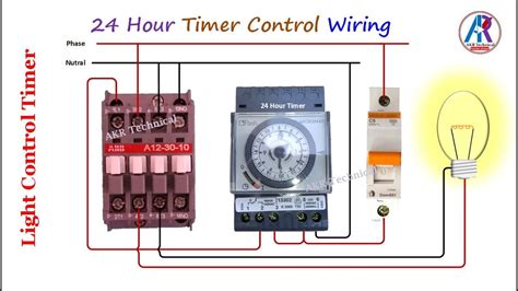 analog timer switch wiring diagram easy wiring