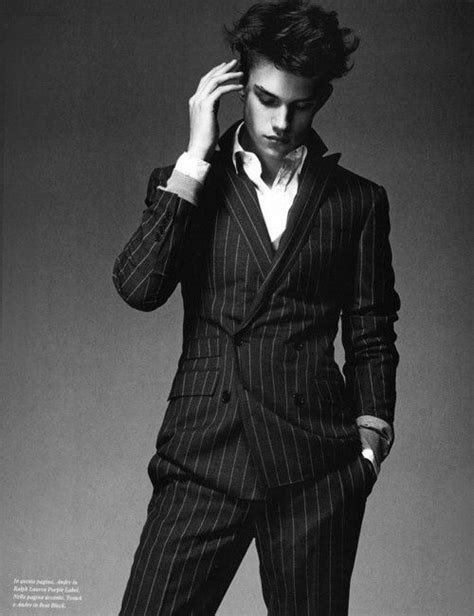 Male Fashion Handsome Man Clothes Black And White