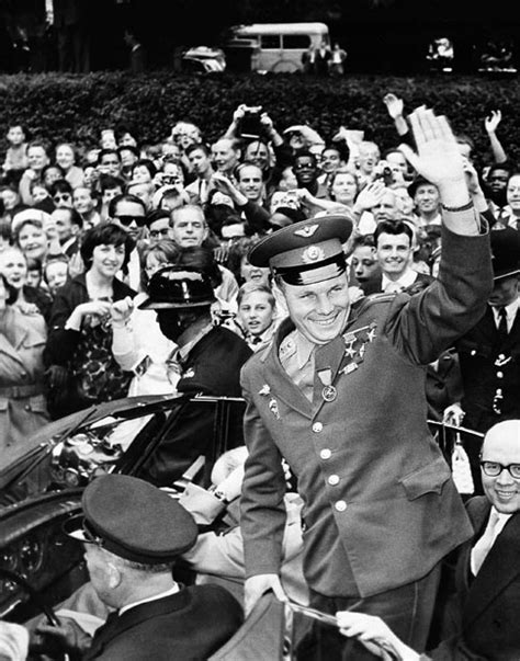 yuri gagarin in pictures 50 years since russian cosmonaut became first