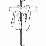 Cross Coloring Pages Jesus Printable Coloringme sketch template