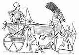 Ancient Egypt Chariot sketch template