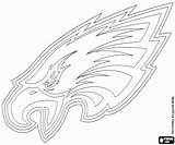 Eagles Philadelphia Coloring Nfc Franchise Pennsylvania sketch template