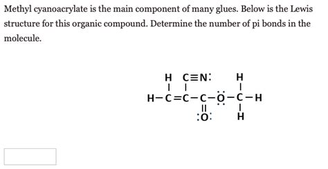 solved methyl cyanoacrylate   main component   cheggcom