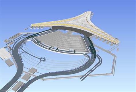 engineering kuwait international airport project carpark approach roads  bridges