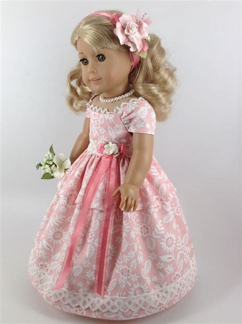 american girl   doll clothes tiered gown petticoat etsy