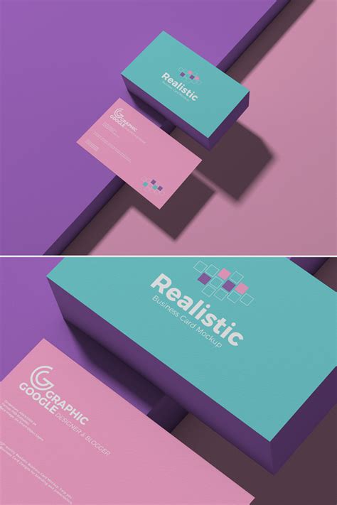 psd realistic business card mockup dribbble graphics