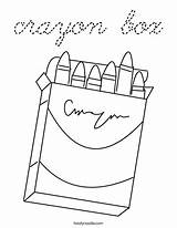 Coloring Box Crayon Cursive Favorites Login Add sketch template
