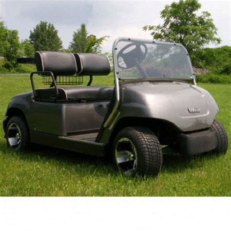 jakes stainless steel sport windshield  yamaha   golf cart