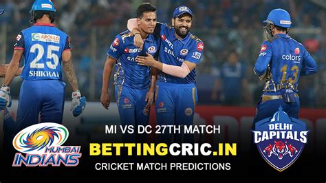 ipl match  mumbai indians  delhi capitals prediction  preview