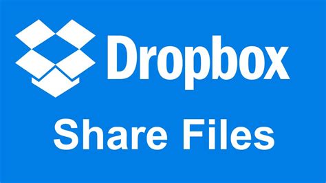 dropbox  share files youtube