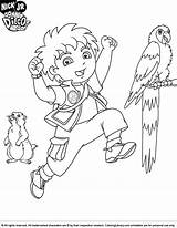 Go Diego Coloring Pages Book Library sketch template