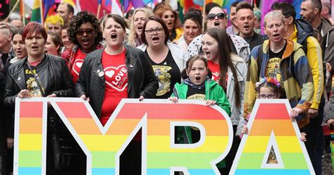 Placard Remembering Lyra Mckee Carried At Rally For Marriage Equality