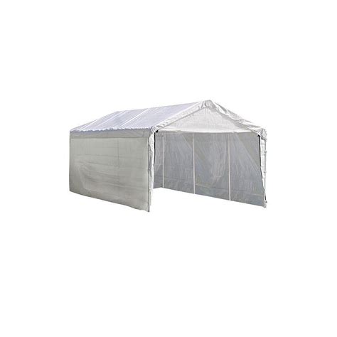 shelterlogic max ap  ft   ft white canopy enclosure kit  home depot canada